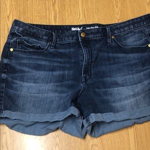 Denim shorts